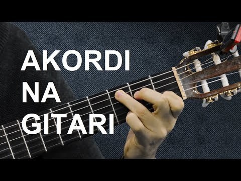 Akordi na gitari